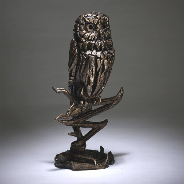 Owl -  Golden - Edge Sculpture - ED06G