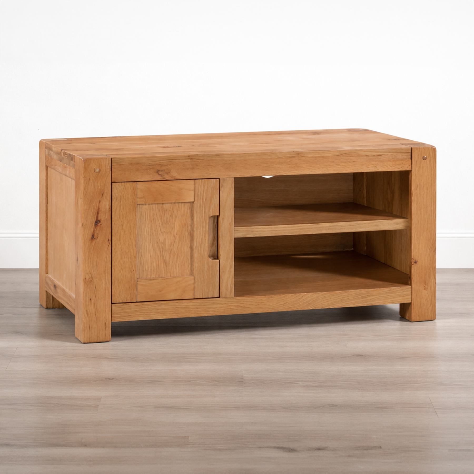 Loxley Rustic Oak Standard 1 Door TV Unit