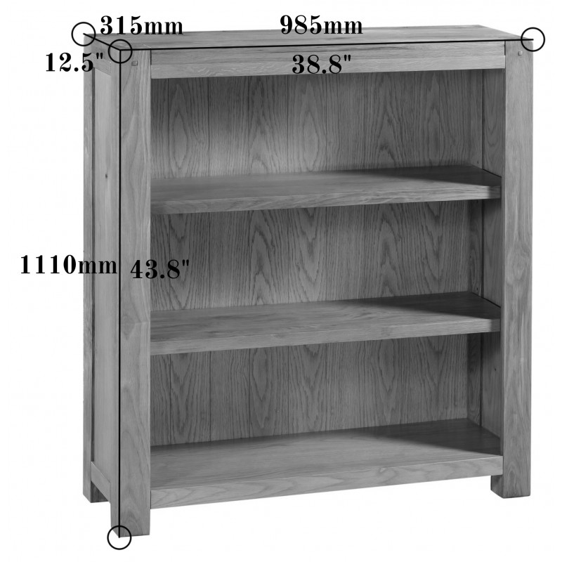 Our Rustic Oak Small Bookcase Is Part, Oak Bookcase With Baskets