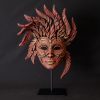 P_VenetianCarnivalMask_Red_EdgeSculpture