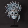 P_VenetianCarnivalMask_Teal_EdgeSculpture