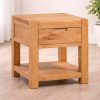 loxley 1 drawer bedside on background