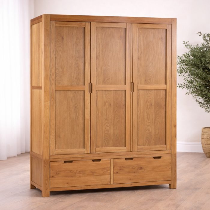 loxley triple wardrobe on background