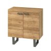 magnus oak small 2 door sideboard