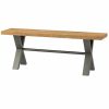magnus oak small bench x