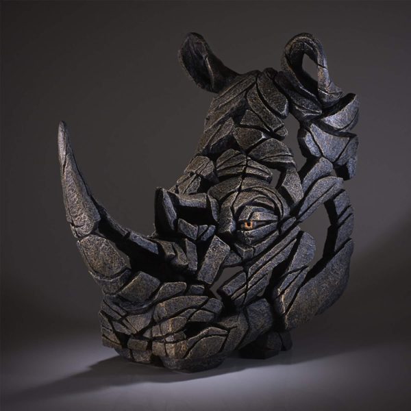 Rhinoceros Bust - Edge Sculpture  - EDB07