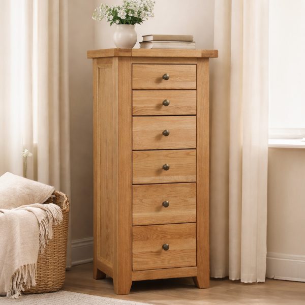 Talbot 6 Drawer Wellington/ Tall Boy