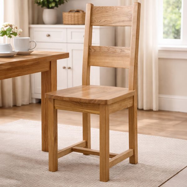 Talbot Farmhouse Wooden Seated Chair