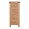 6 drawer wellington tall chest-front