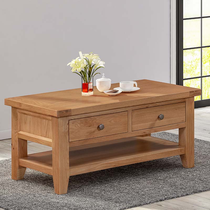 This Light Oak Coffee Table Is Part Of, Light Oak Wooden Coffee Table
