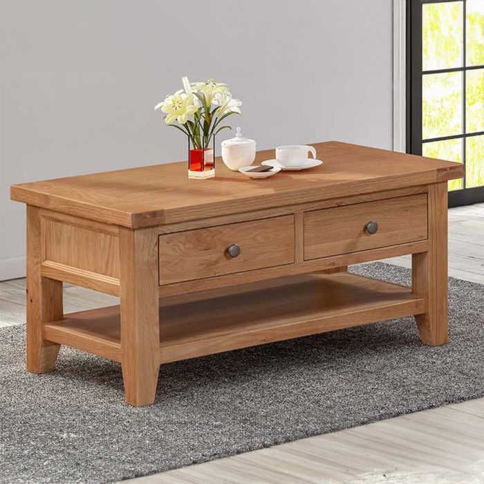 hardwick coffee table with drawers x