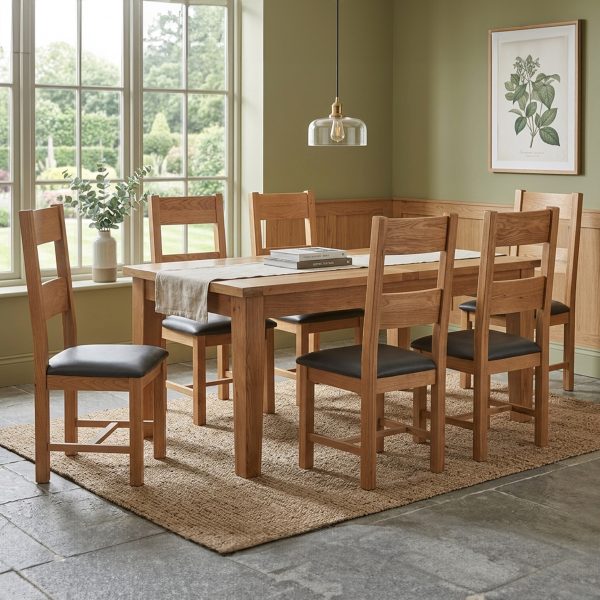 Hardwick Light Oak Large Extending Table