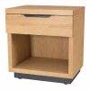 magnus oak 1 drawer bedside x
