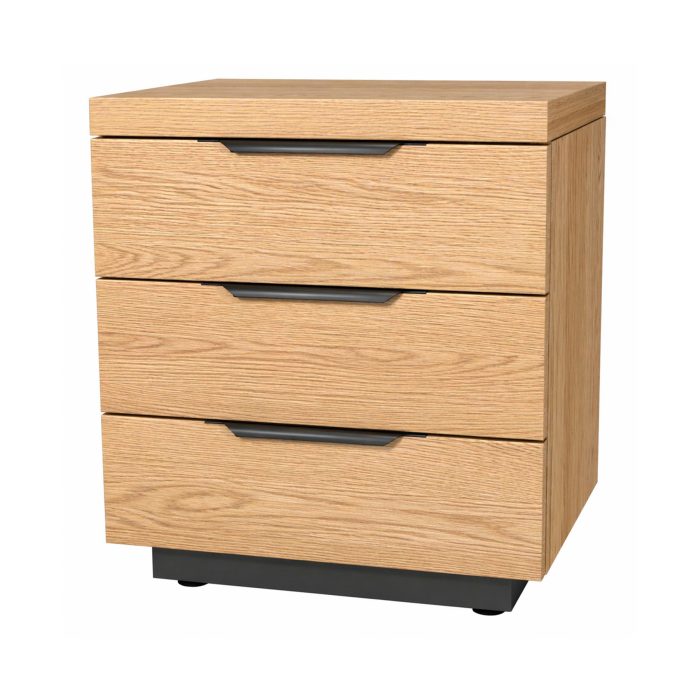 magnus oak 3 drawer bedside x magnus oak 3 drawer bedside x