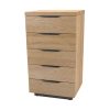 magnus oak 5 drawer wellington