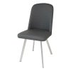 mason gloss dining chair grey