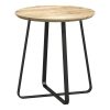 mason timber lamp table