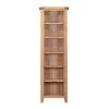narrow bookcase-front