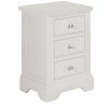 Kinsley Grey 3 Drawer Bedside