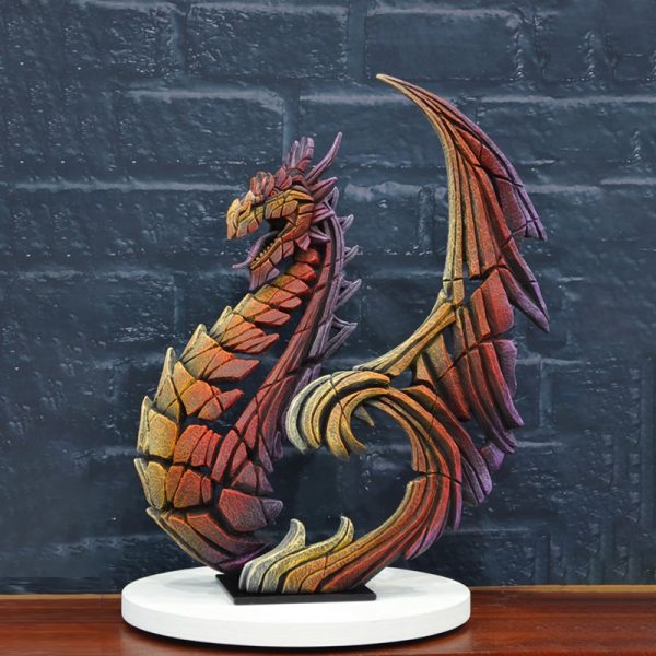 Heraldic Dragon - Brimstone - Edge Sculpture - ED27B