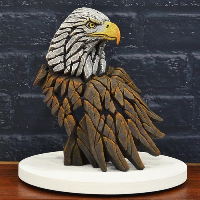 bald eagle-on stand