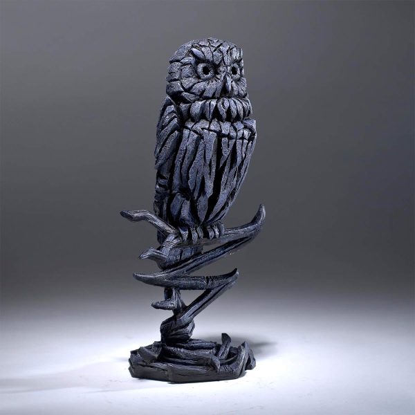 Owl - Midnight - Edge Sculpture - ED06M