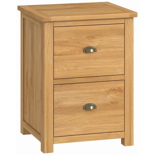 Ivan Oak Office Filing Cabinet