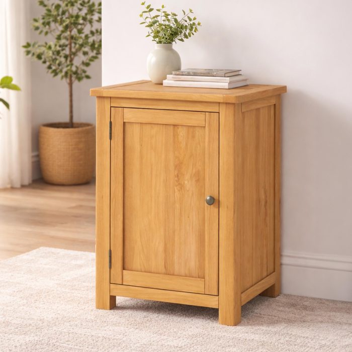 ivan oak 1 door cupboard