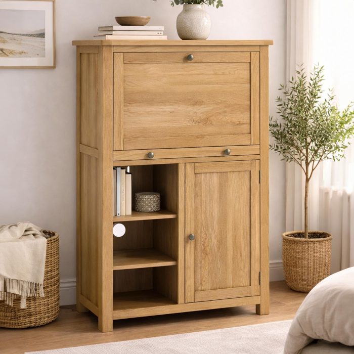 ivan oak folding desk x