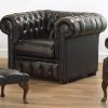 chesterfield 1 seater brown