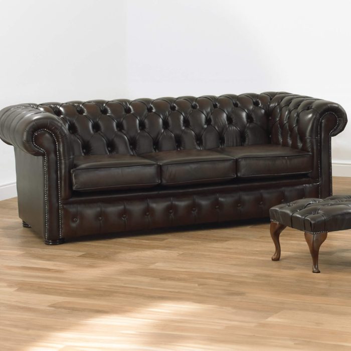 chesterfield 3 seater brown chesterfield 3 seater brown