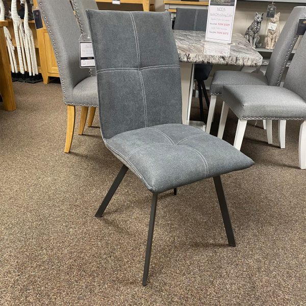 Moda Style Dining Chair - Dark Grey Linen