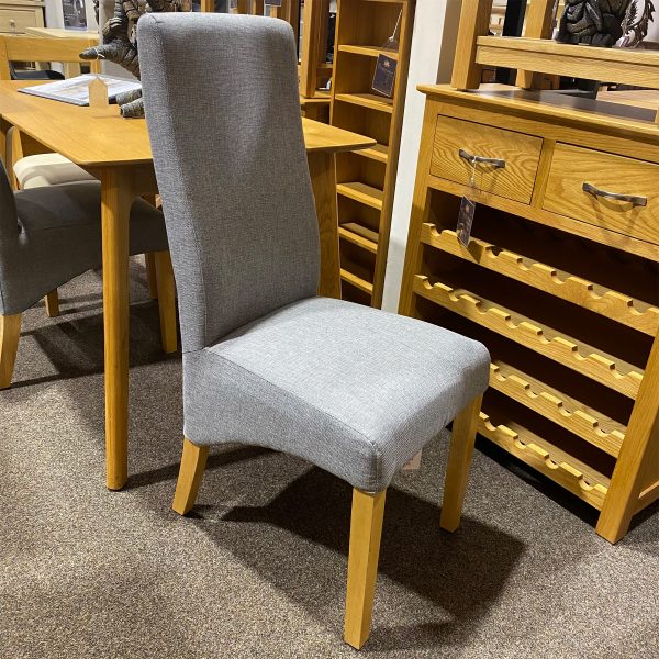 Moda High Back Silver Grey Dining Chair