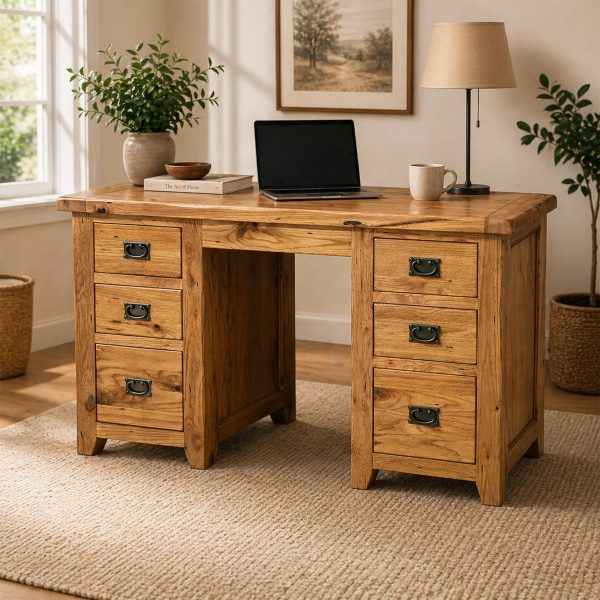 Harrison Double Pedestal Desk