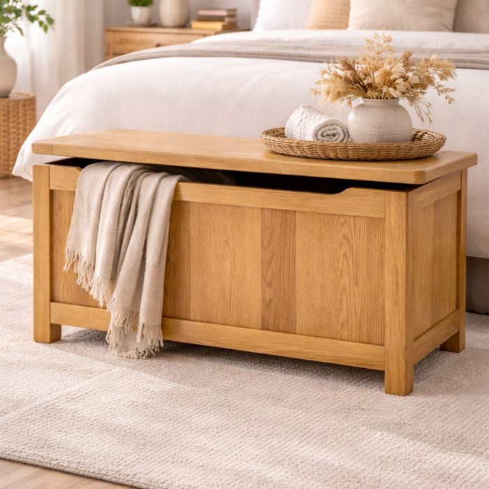 ivan oak blanket box ivan oak blanket box