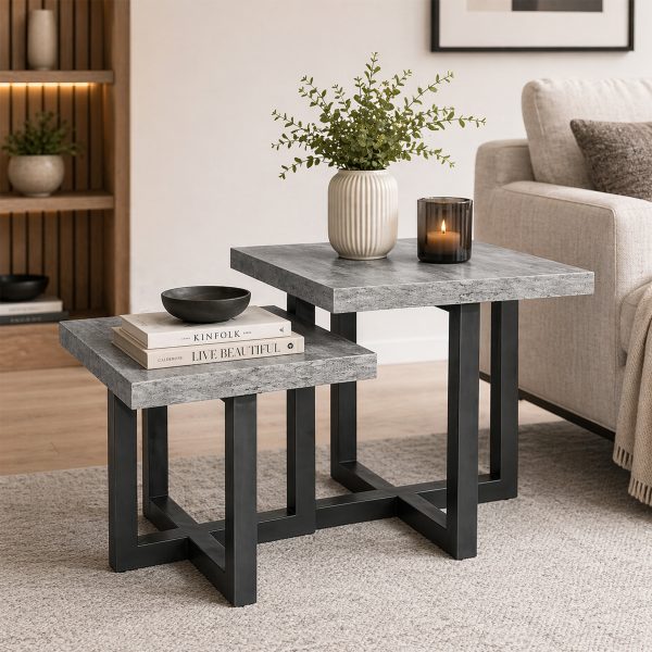 Magnus Step Coffee Table - Stone