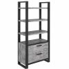 magnus stone shelf unit with drawers x