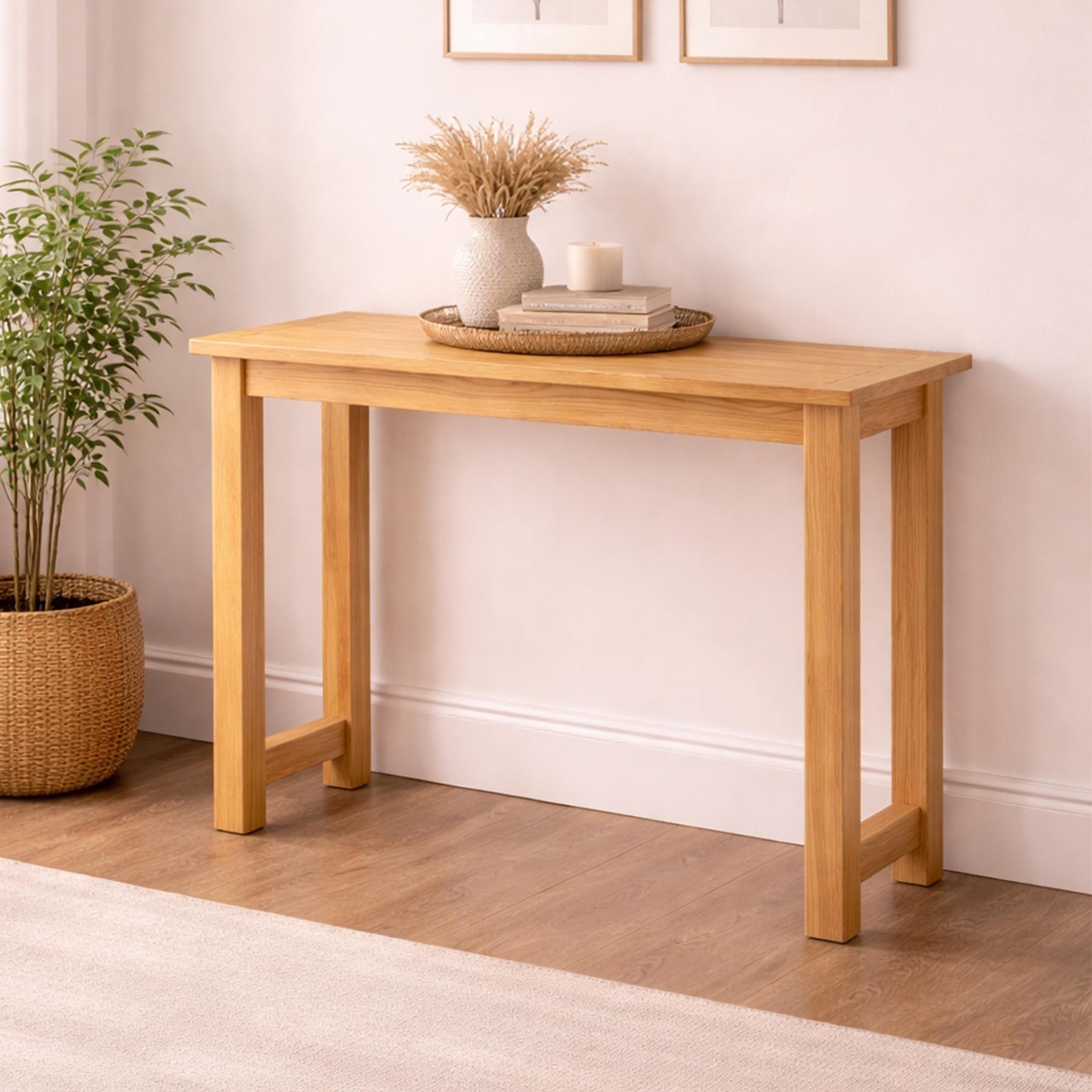 Bar Table オーク Ivan Oak Breakfast Bar Table - Progressive Furnishings