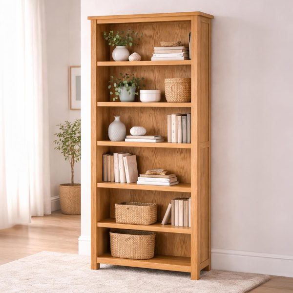 Ivan Oak Tall Bookcase