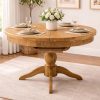 ivan oak round table