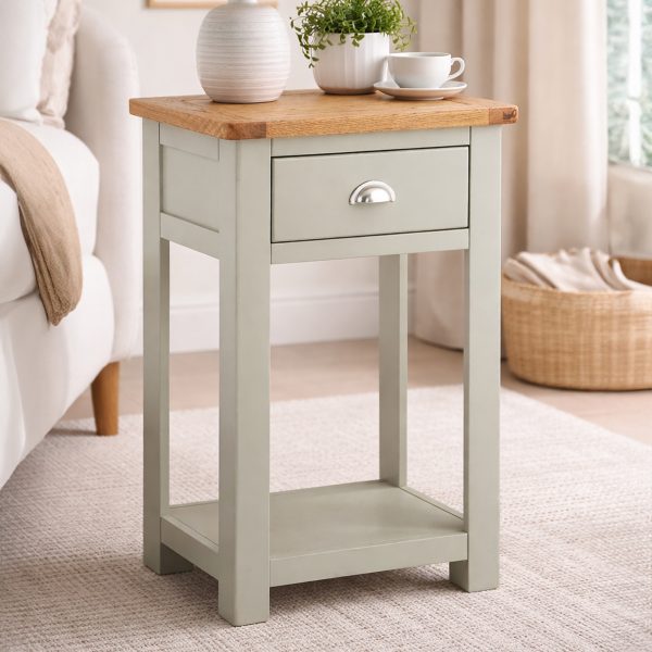 Ivan Stone 1 Drawer Console Table