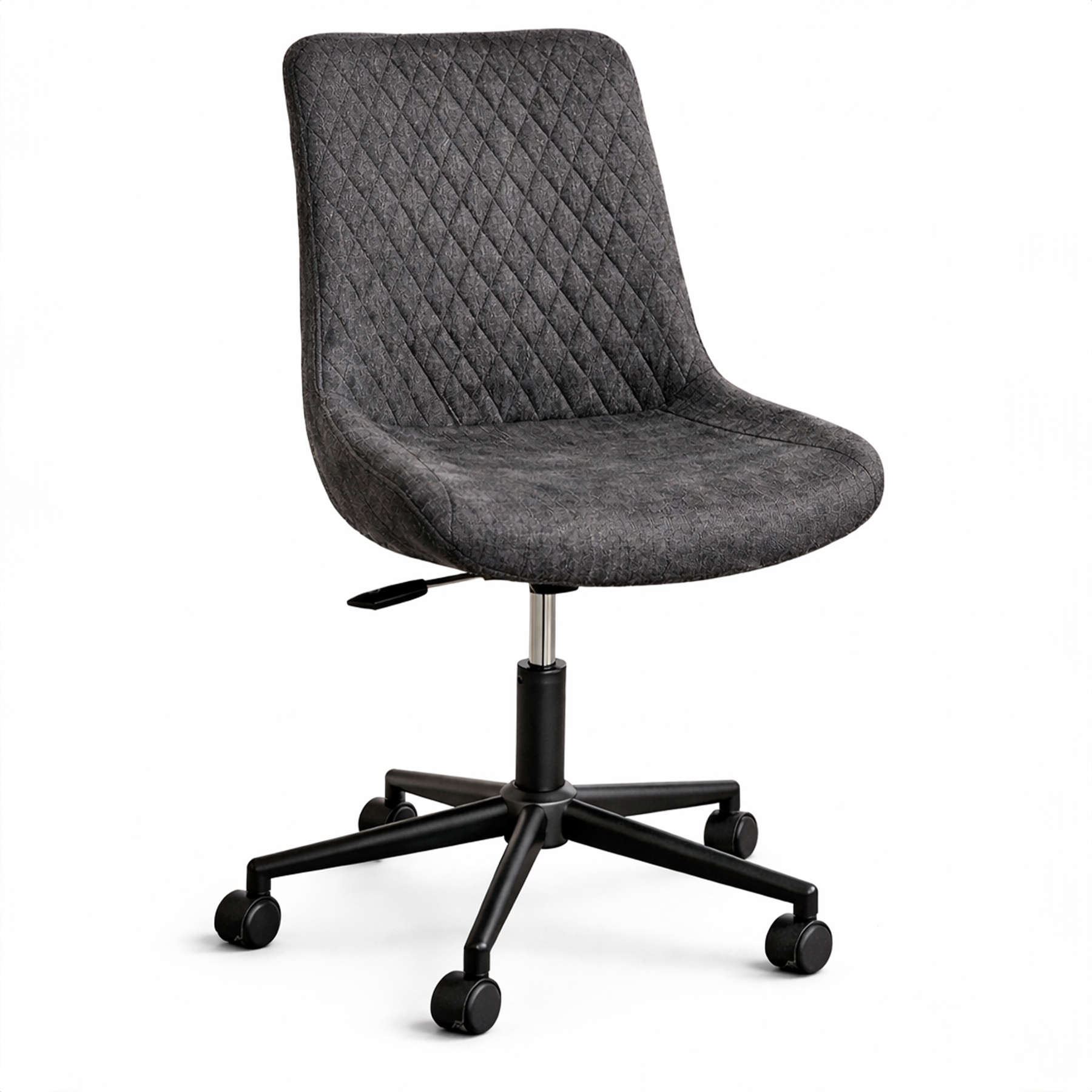 Magnus Grey Fabric Swivel Chair - Image 2