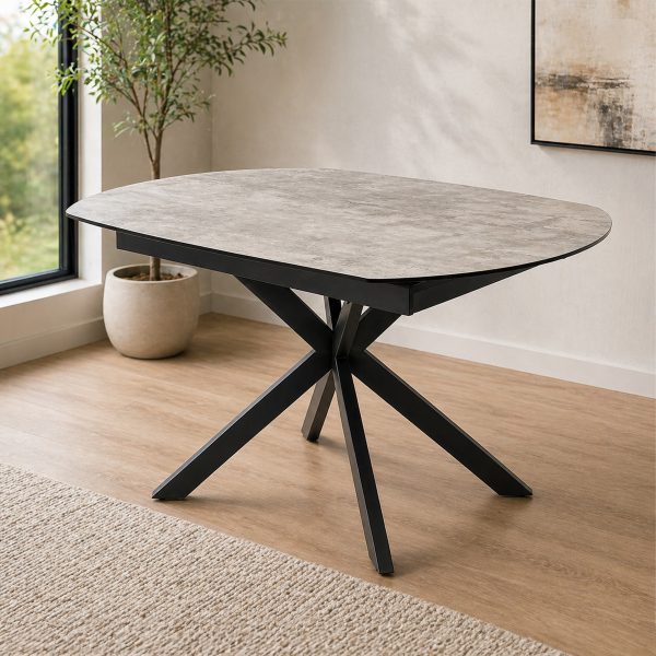 Magnus Stone - Easy-Glide Extending Dining Table
