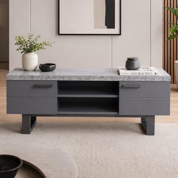 Magnus TV Unit - Stone