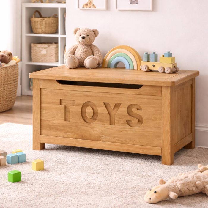 ivan oak toy box