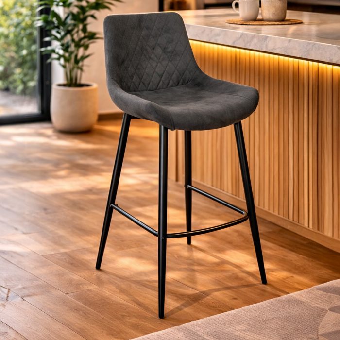 magnus bar stool - shadow grey magnus bar stool - shadow grey