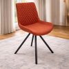 magnus dining chair - burnt orange