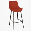 magnus industrial bar stool - burnt orange