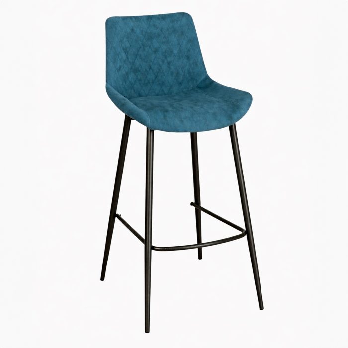 magnus industrial bar stool - mineral blue magnus industrial bar stool - mineral blue