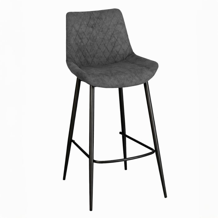 magnus industrial bar stool - shadow grey magnus industrial bar stool - shadow grey